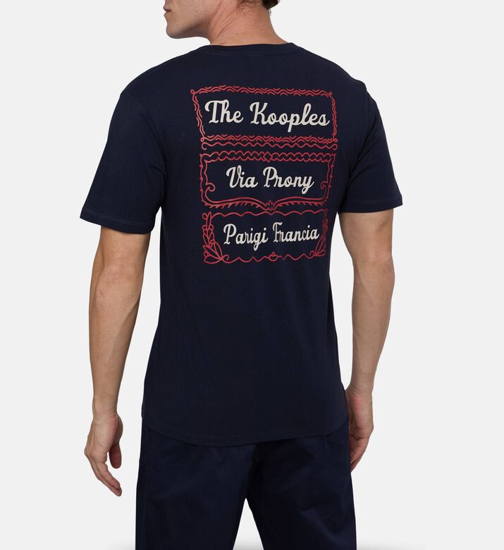 The Kooples Ts Prony, Navy, M, Model View