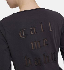 Tunisian Fishnet Long-sleeve Shirt