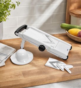 Oxo Stainless Steel V-blade Mandoline, Model View