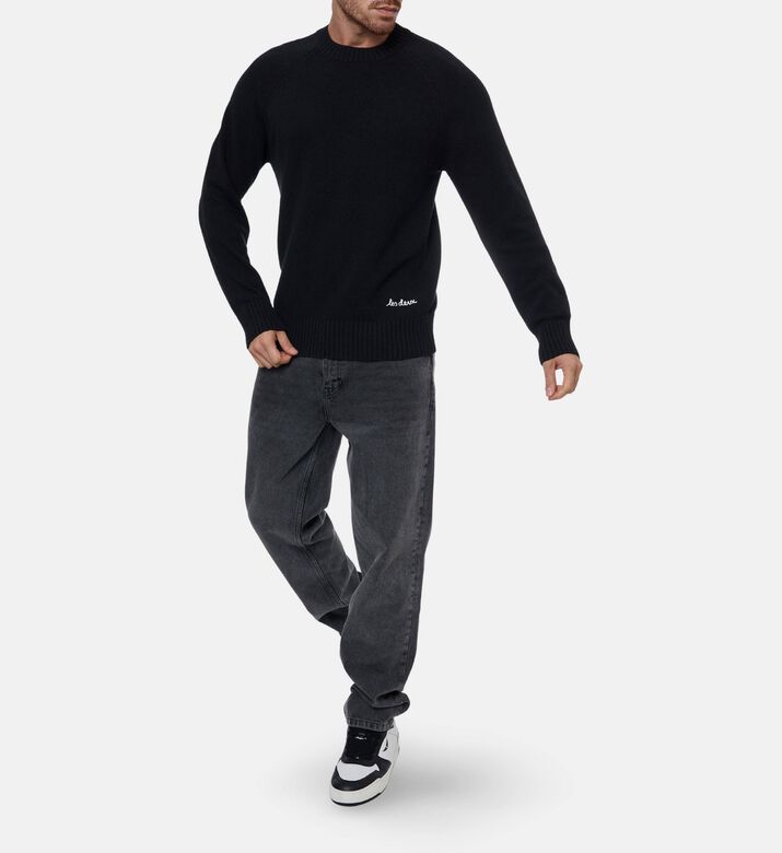 Les Deux Knitwear Brad, Black, Xl, Model View