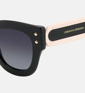 نظارات شمسية كبيرة الحجم بإطار كات آي 47