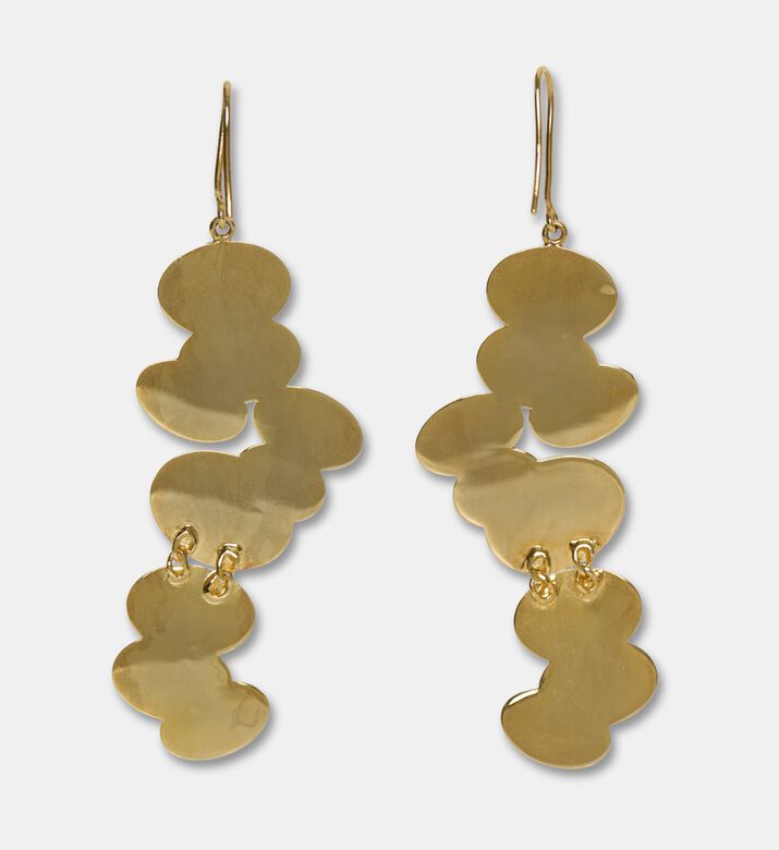 Raife Earrings Black Oval, Packshot View