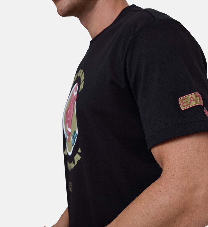 Front-print Crewneck T-shirt Front-print Crewneck T-shirt