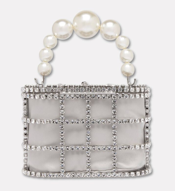 Rosantica Crystal-embellished Holli Charm, Silver, Packshot View