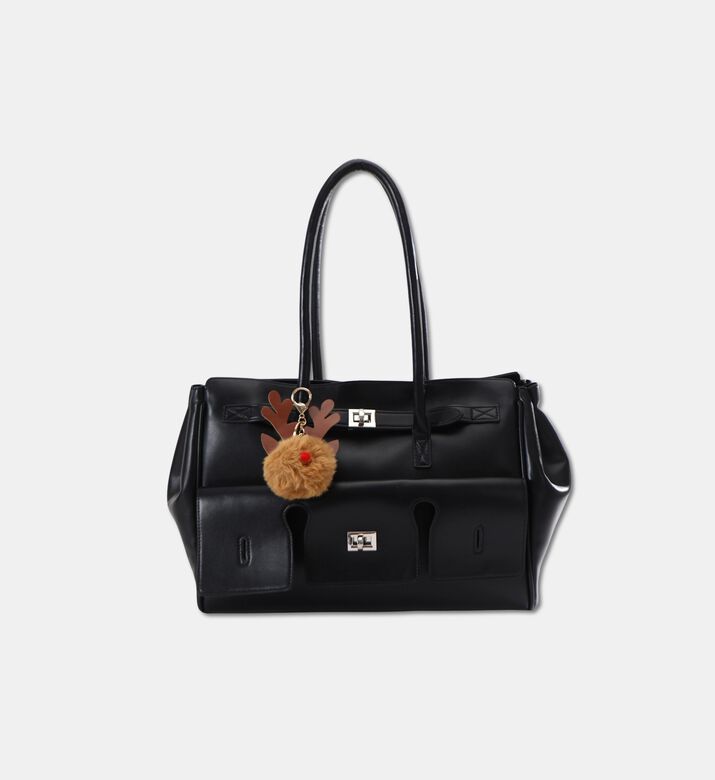 StickyBestie Charm Pom Reindeer, Brown, Packshot View