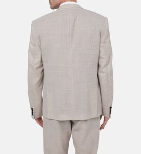 جاكيت بقصة فتحتين بجيب صدر