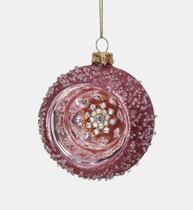 كرة معلقة مثقوبة بأحجار الراين 8 سم