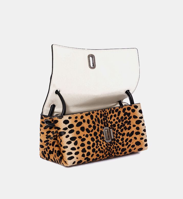 The Cheetah Haircalf Mini Dual Bag