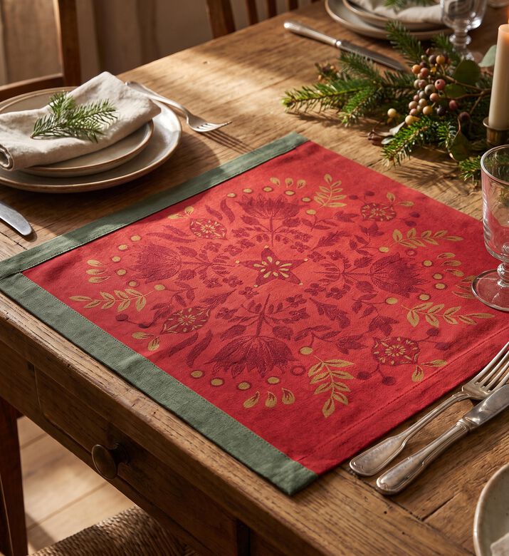 Jacquard Feerie Cotton Placemat, Packshot View