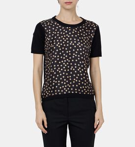 Weill Dotted Short-sleeve Pullover, Model View
