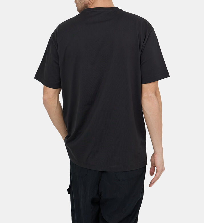 تيشيرت قطن بياقة عادية مستديرة