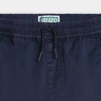 Embroidered Cotton Twill Trousers