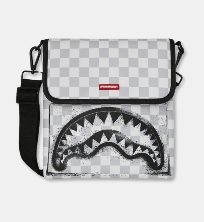 Sprayground Shark Graffiti-print Messenger Bag, Packshot View