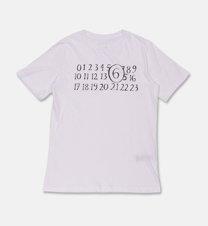MM6 Numeric Logo-print T-shirt, Packshot View