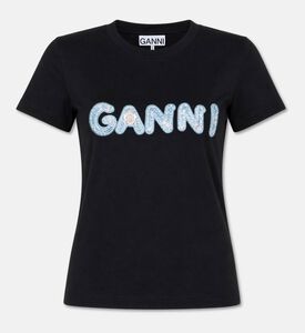 Ganni Slim-fit Short-sleeve T-shirt, Packshot View