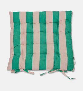 Home Deco and More Linea Striped Chair Pad, Packshot View