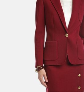 Luisa Spagnoli Jack, Burgundy, L, Model View