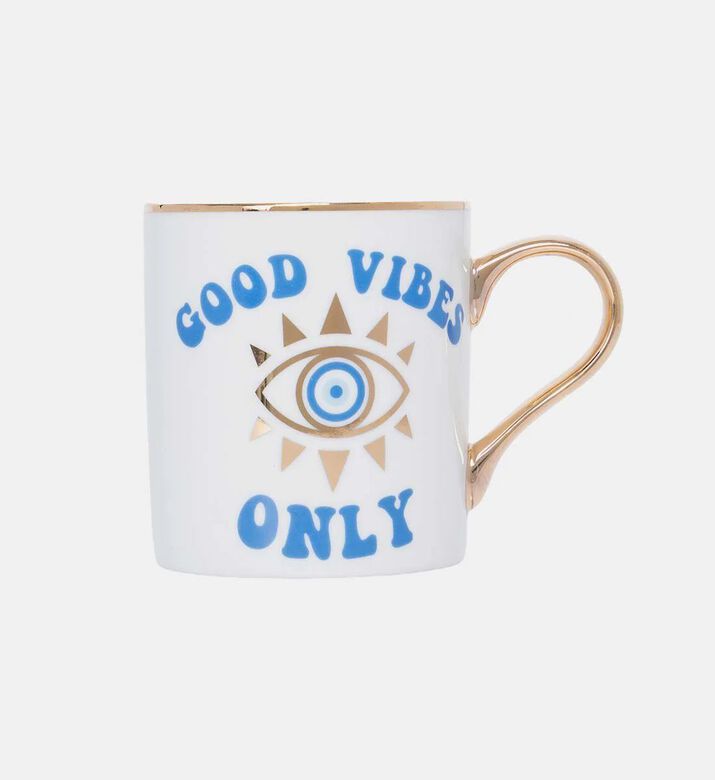 Home Deco and More Good Vibes Only Evil Eye Mug, Packshot View