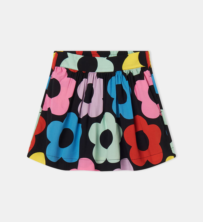 تنورة واسعة بطبعة أزهار