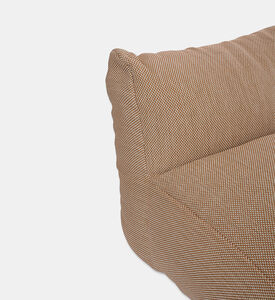 Home Deco and More Nirvana Multipurpose Outdoor Pouf, Orange, Packshot View