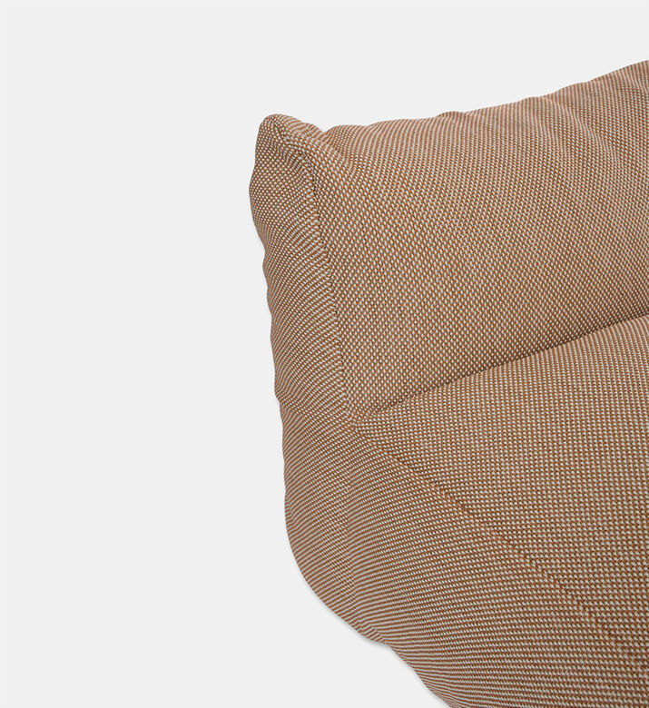 Home Deco and More Nirvana Multipurpose Outdoor Pouf, Orange, Packshot View