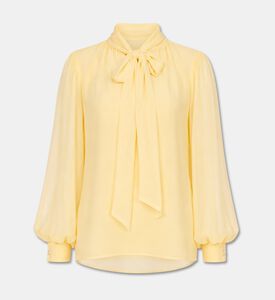 Carter and White Bow-tie Volume Sleeves Blouse, Packshot View