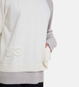 سترة فضفاضة بأكمام رغلان بلونين