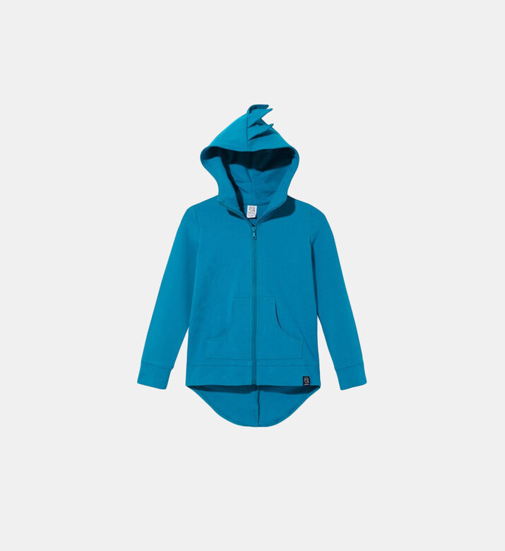 Dino Cotton Hooded Cardigan Jacket