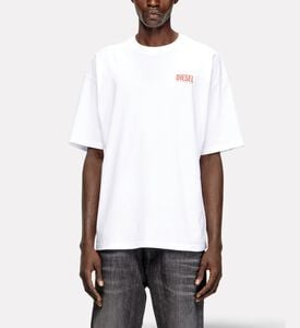 Diesel Box Logo Crewneck T-shirt, Model View