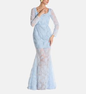 Savanna Dress, Blue, M, Model View