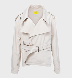 Cotton Cropped Trench Coat Cotton Cropped Trench Coat