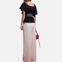 Linen French Pockets Palazzo Pants