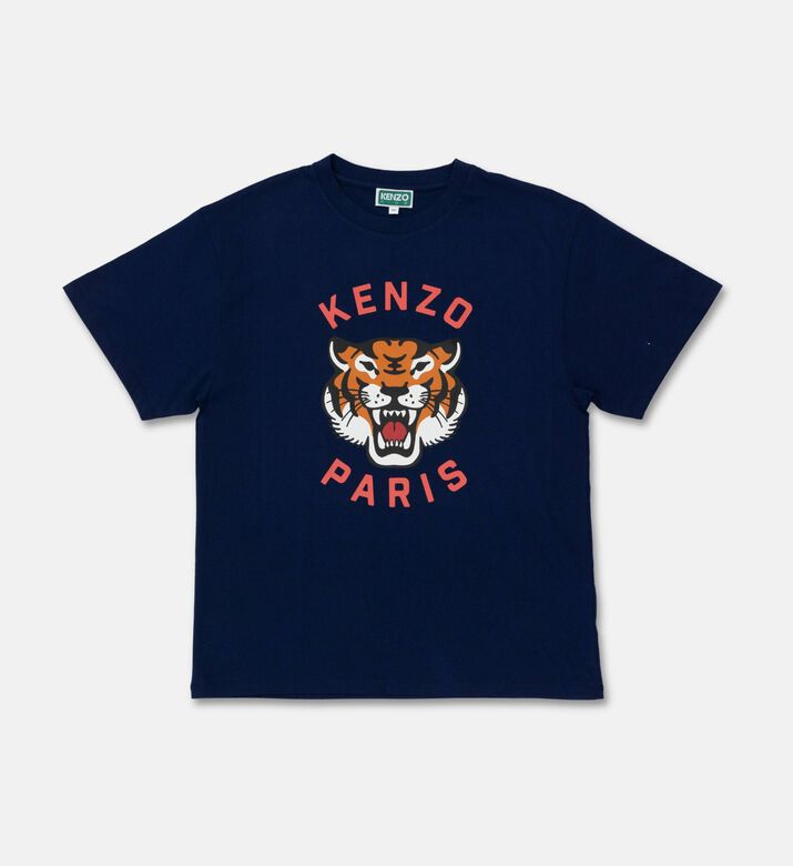 Kenzo Vibrant Graphic Organic T-shirt, Blue, 12y, Packshot View