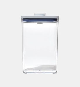 حاوية طعام بلاستيكية مستطيلة الشكل