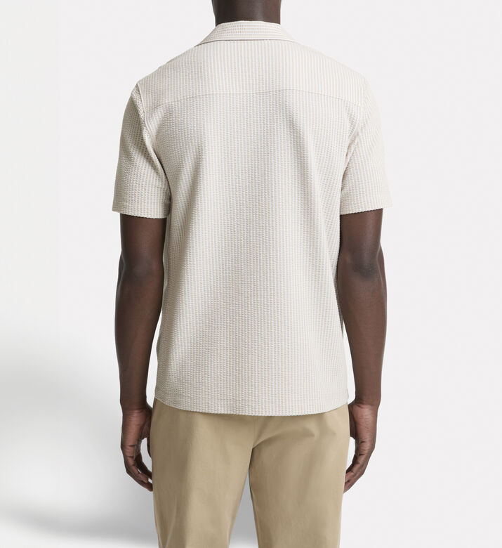 Vince Shirt Seersucker, Model View