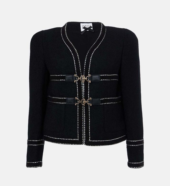 Trim-detail Fitted Jacket Trim-detail Fitted Jacket