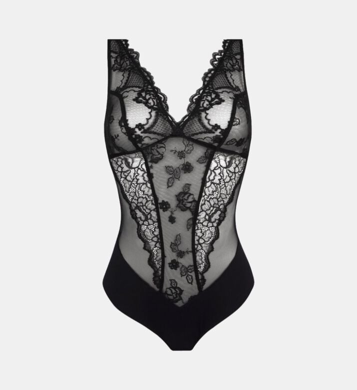 محض ارتداءها الدانتيل الأزهار