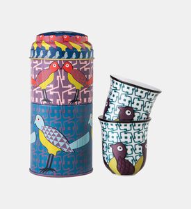 Birds Of Paradise 2 Coffee Cup Tin Box