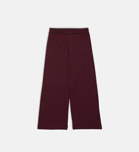 Wide-leg Flat Front Waistband Trousers