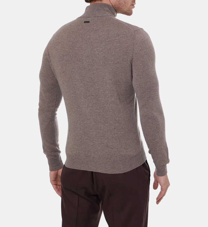 Corneliani Shirt Knit, Beige, 50, Model View