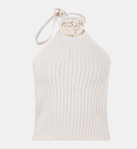 بلوزة بيسي بحمالة حول الرقبة