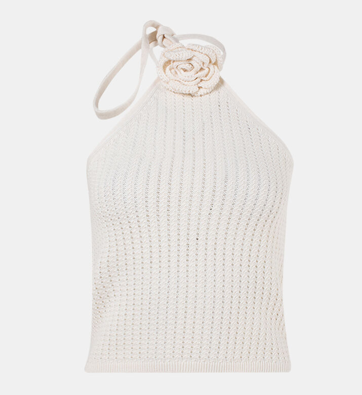 بلوزة بيسي بحمالة حول الرقبة