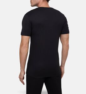 EA7 Short-sleeve Crewneck T-shirt, Black, L, Model View