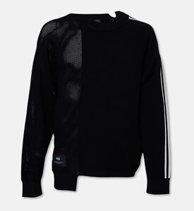 Y-3 Side Stripe-print Long-sleeve Top, Packshot View