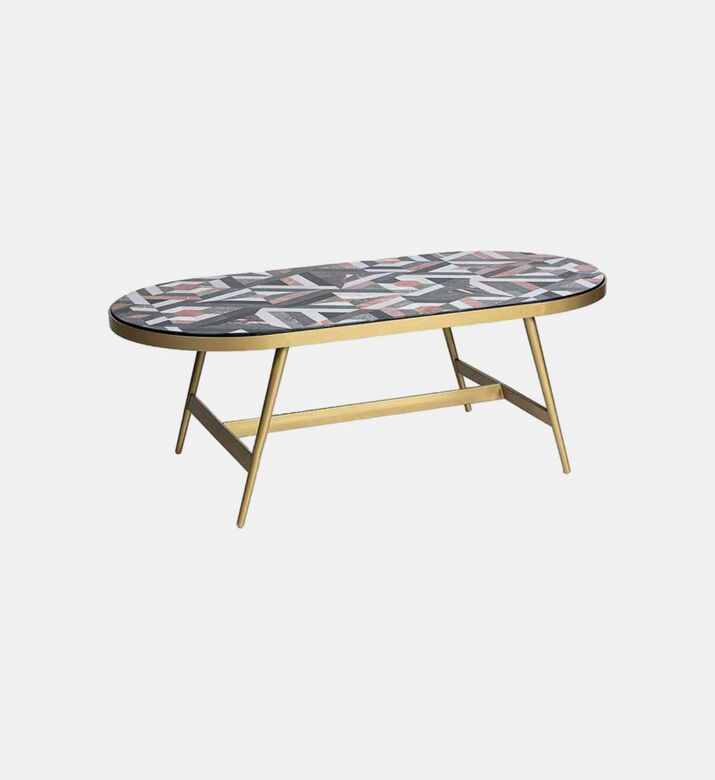 Bill Coffee Brass Base Table