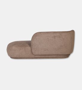 Home Deco and More Lectus Serpentine Lounge Sofa, Grey, Packshot View