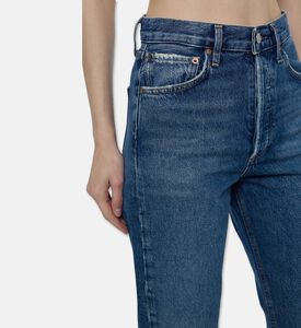 Agolde High-rise Cropped Straight-leg Pants, Model View