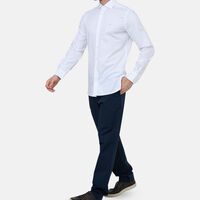Essential Texture Long Sleeve Cotton Shirt