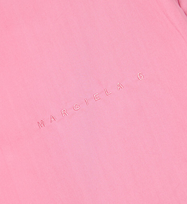 Girl Logo-embroidered Shirt Dress