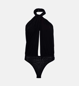 Ronny Kobo Halter Neck Sleeveless Bodysuit, Packshot View